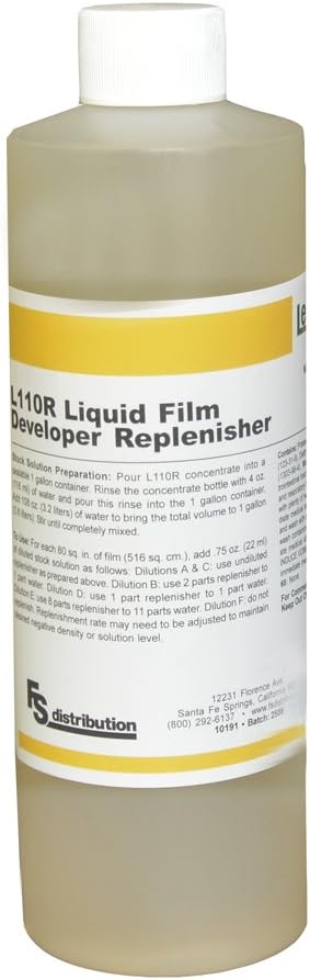 LegacyPro L110R Black & White Liquid Film Developer/Replenisher, 1 Pint (Makes 1 Gallon)