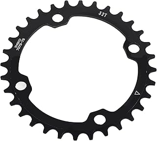 Coroa única de Bicicleta, 32/34/36/38 T BCD 104 Mountain Bike Aço Peças de Reparo de Anel de Corrente de Manivela única para Bicicleta de Estrada