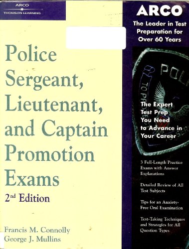 Police Sergeant, Lieutenant, and Captain Promotion Exams