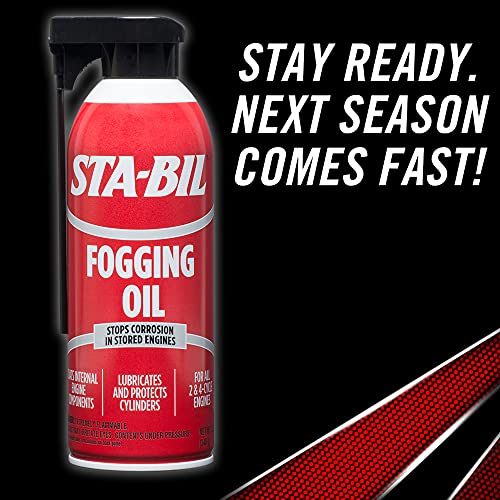 Close up of STA-BIL Fogging Oil can design