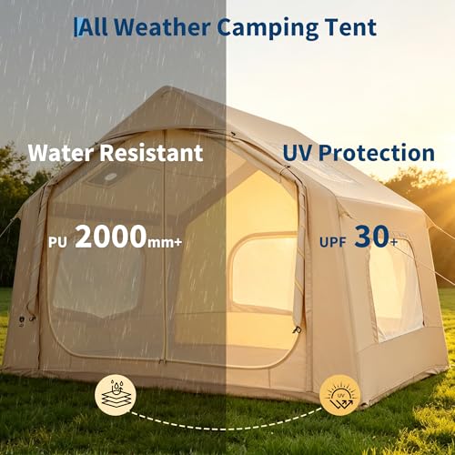 Carpa inflable para camping 3-5 personas, montaje rápido miniatura 6