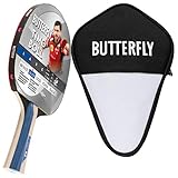 Butterfly Timo Boll Silver Tischtennisschläger + Tischtennishülle | Tischtennisschlägerset | Tischtennis Hobby Set