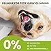 PawSono Dog Teeth Cleaning Wipes, Fresh Breath Pet Dental Finger Wipes for Dogs & Cats, Dog Dental Wipes Teeth Wipes, Lick-Safe Pet Toothbrus for Easy Removal of Tartar Buildup, Unscented - 50 PCS