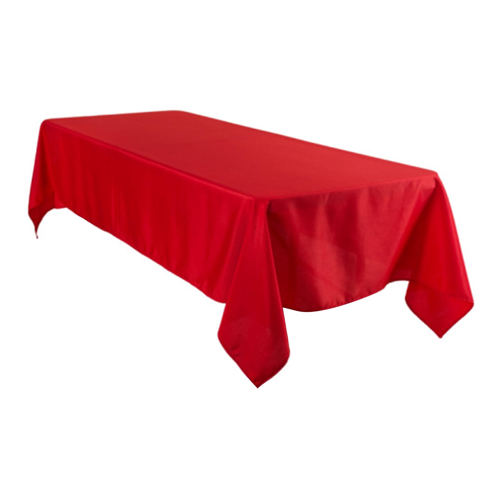Jazuaiao Spill Resistant Polyester Table Slipcover Durability Wrinkles Resistant Rectangular Tablecloth for Holiday Decoration F Dining Table Slipcover