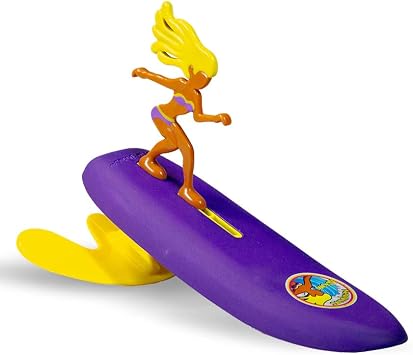 Frescobol 1946 Surfer Dudes Newport Naomie – Figurine de Surf Auto-Redressable Propulsée par la Houle