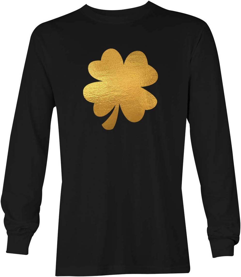Gold Foil Four Leaf Clover - Irish Youth T-Shirt
