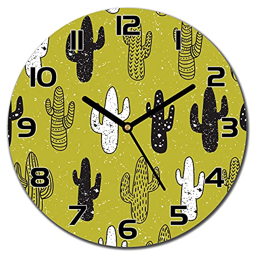 Horloge en verre pour cuisine et salon décoration murale moderne - 2