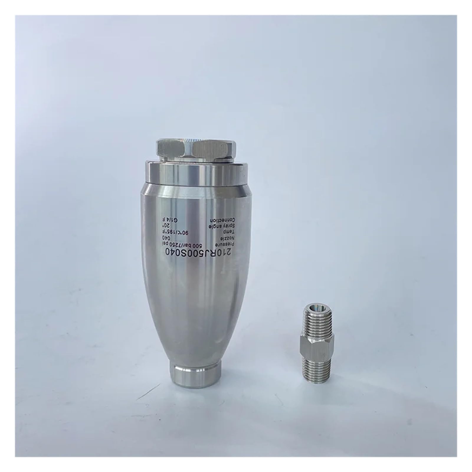 Conexión Rápida Con Boquilla Giratoria Turbo De Agua Con Núcleo De Acero De Tungsteno For Limpiar Agua Potable Boquillas
