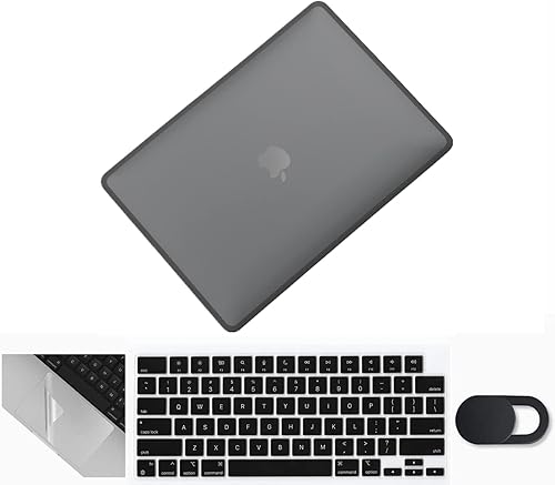Se7enline Funda compatible con MacBook Air M2 M3 2024 de 15 pulgadas para Air 15.3 M2 M3 A2941A3114 TPU + PC antihuellas rígidas, funda rígida de