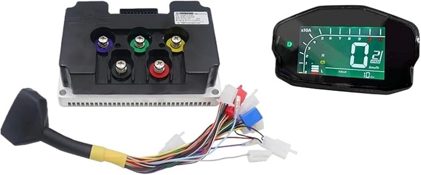 Fardriver ND72680 V2 48V-72V DC 350A BLDC Controller Motherboard with DKD Display for 3KW-6KW Motor