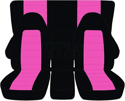 Miniatura 9 de Cubiertas de asiento de dos tonos para Dodge Ram (segunda generación) 1994-2002 (402040 asiento frontal dividido y trasero entero) con centro para