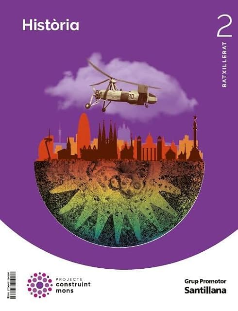 Portada de Historia de España 2º Batxillerat Construint Mons Catala Ed 2023