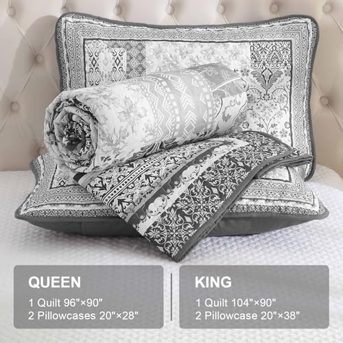 Edredón patchwork WONGS BEDDING para crear un ambiente acogedor y cálido en invierno 7