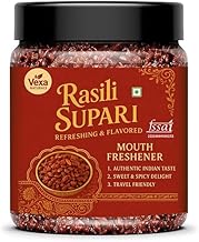 VEXA NATURALS Premium Soft Supari | Raseeli Supari | Chikni Supari | Soft Betel Nuts | After Meal Mukhwas Soft & Sweet Mouth Freshener - 300 gm Jar Pack