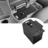 Center Console Safe Security Vault Interior Storage Box Compatible with 2005-2015 Toyota Tacoma,Four