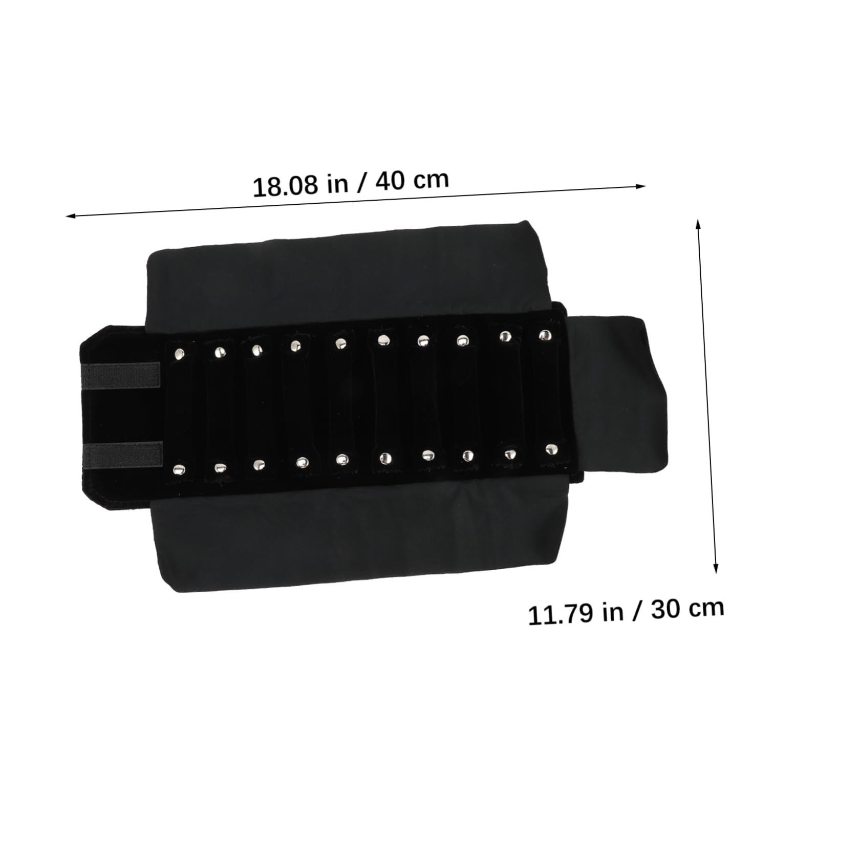 Ciieeo 3stücke Reise Schmuck Organizer Schmuck Aufbewahrung Tasche Für Ringe Praktische Schmuckrolle Aus Schwarzem Material Für Reisen Outdoor-aktivitäten Geschäftsreisen Kompakt