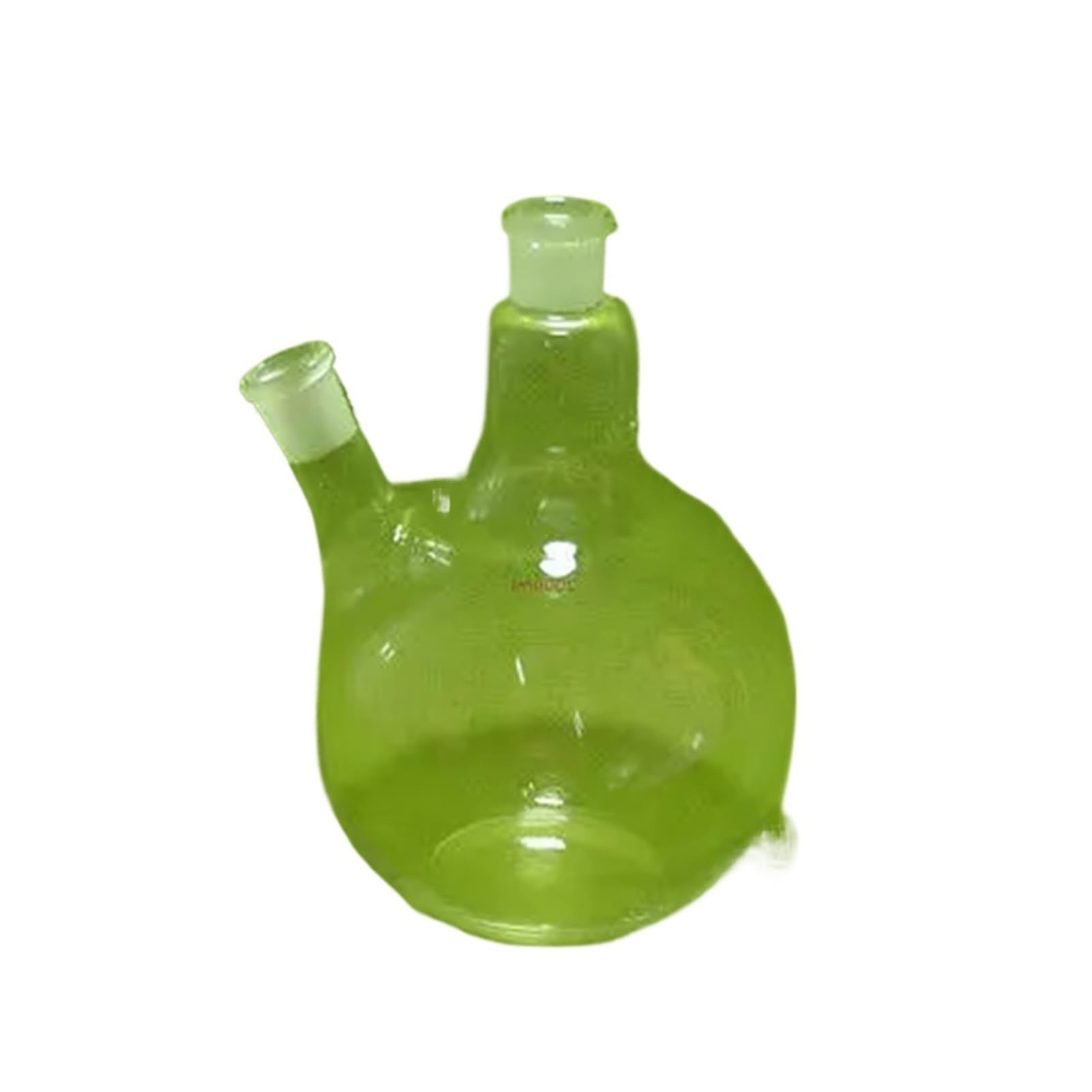 Frasco de ebullición de fondo de 2000ml y 2 cuellos, junta 24/29, matraz de vidrio, cristalería de laboratorio