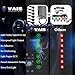 VAIS Technology Interior LED Car Lights with App & CarPlay Control and RGB Color Change - Fiber Optics Based Design, 6 Light Outputs, Waterproof and 3-Year Warranty