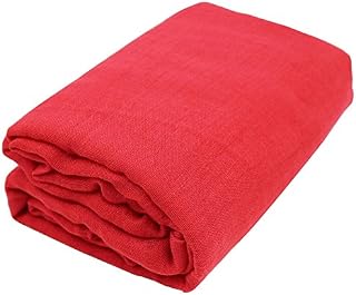 TiaoBug Newborn Baby Cheesecloth Wrap Cloth Blanket Photography Photo Props (Red, One Size)