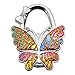 Geavonyg Fashion Folding Ladies Bag Buckle Handbag Hook Multifunction Colorful Butterfly- Handbag Purse Hanger Hook Folding Hanging Rack Portable