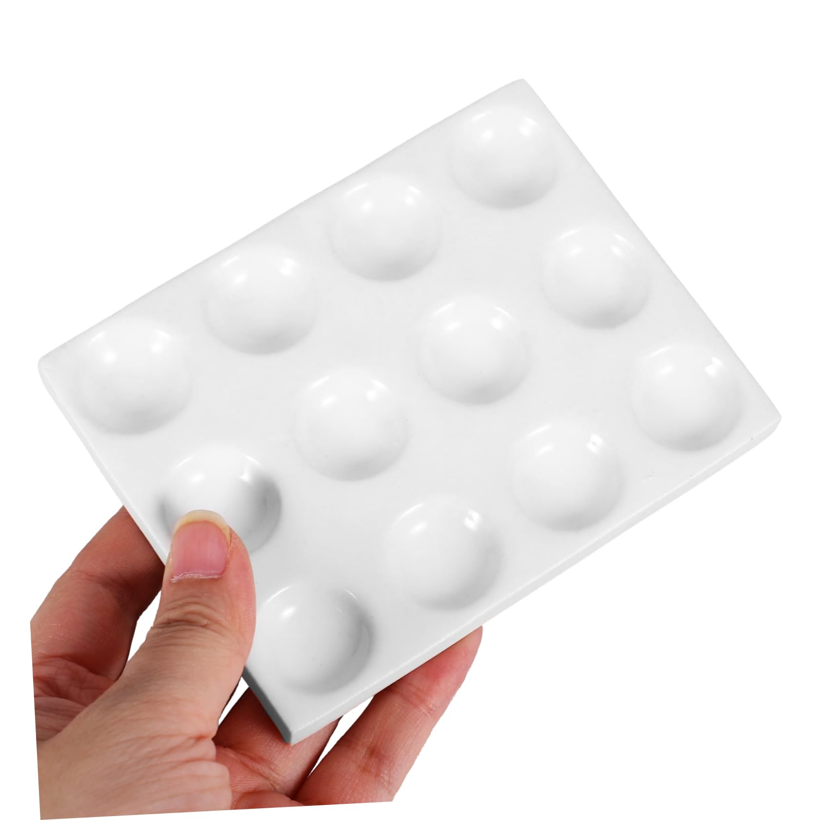 Gatuida 4pezzi Piastra Reazione Ceramica Per Esperimenti Chimici Strumento Laboratorio Versatile e Resistente All Usura Per Operazioni Di Reazione e Analisi