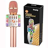 TRAELY Kids Karaoke Microphone Age 5-10, Toys for 5 6 7 8 9 10 Year Old Girls, Little Girls Birthday Gifts