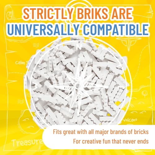Image of Strictly Briks | Classic Briks 1x4 Flat White 144 Pieces
