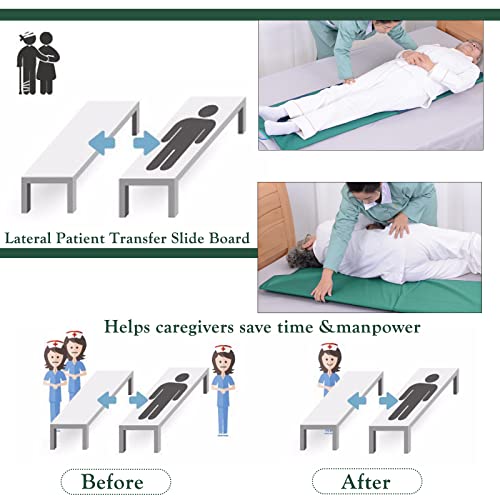 Planche de transfert pliable pour patient du lit à la table médicale - 5