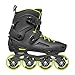 Rollerblade Lightning Men's Urban Inline Skate, Black and Lime