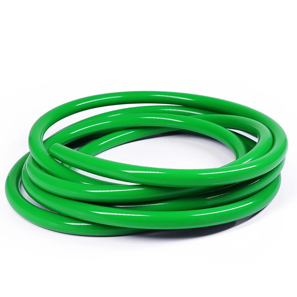 Zielona Rura Silikonowa Spożywcza Elastyczny Wąż Gumowy 0,5-10 Mm Odporny Na Temperatury Do Wody I Napojów 1 Sztuka 1M/10M(10 meters,ID 4mm x OD 6mm)