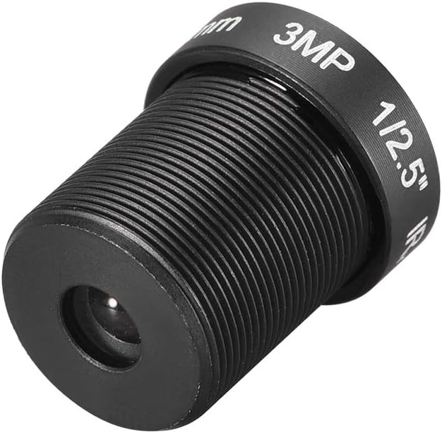 uxcell 3 Pcs CCTV Camera Lens 2.8mm Focal Length 3MP F2.0 1/2.5 Inch Wide Angle for CCD Camera