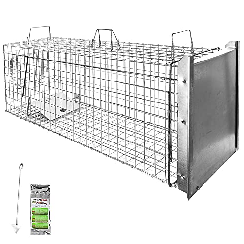 Preisvergleich Produktbild Tierfalle Lebendfalle Marderfalle Tierfalle Katzenfalle Fuchsfalle Biberfalle Kastenfalle Drahtfalle Falle Box zum Umsiedeln Marder Katze Biber Auswahl Petigi, Ausführung:Modell 21 (120 x 34 x 42 cm)