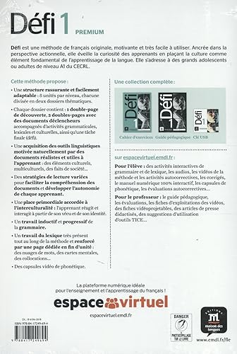 Défi Livre de L'élève Premium + CD-1 (aA1): Défi 1 Premium Livre de l´élève