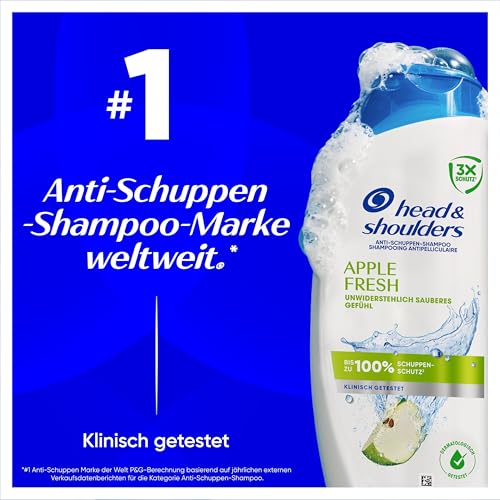 Head & Shoulders Apple Fresh Anti-Schuppen Shampoo 500ml – Ansicht 2