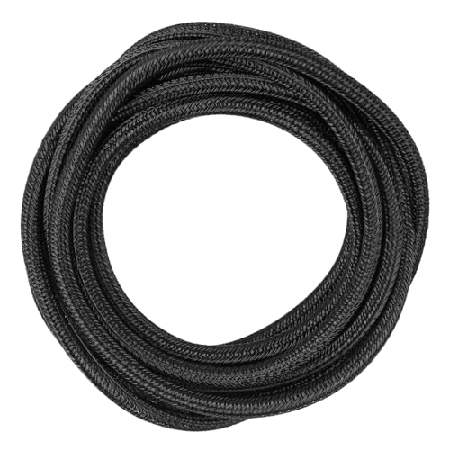 Recoge Cables 3m,Cubre Cables,Ocultar Cables TV,Recoge Cables Escritorio,Esconder Cables,Protector Cable Mascotas,Tapa Cables,para Ordenadores,Televisores,Uso Doméstico y de Oficina,Negro,Ø 6mm