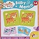 Lisciani - CAROTINA BABY - Baby Memo - Tiere - 24 Karten - Lernspiel für Kinder von 1 bis 4 Jahren - Pädagogisches Gesellschaftsspiel - Gedächtnis-und Denkspiel - Fördert Konzentration &Gedächtnis