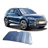 [HOHE QUALITÄT UND HALTBARKEIT] - Die beste Sonnenblende für Autos besteht aus einer 5-Lagen-Struktur, die eine angenehme Temperatur beibehält und gegen 99% UV-Strahlung beständig ist. Es ist perfekt und praktisch und hält den extremsten Temperaturen stand. Eine reflektierende Sonnenblende, die die Frontscheibe, das elektronische System, das Lenkrad, die Instrumententafel und Ledersitze vor Hitze und UV-Strahlen schützt. Halten Sie den Innenraum des Fahrzeugs in einem neuen Zustand und widersteh