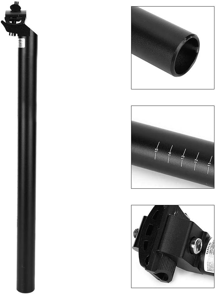 Bicycle Seatpost, Aluminum Alloy Extra Long Replacement, 27.2mm x 450mm Seat Tube for Road Mountain Bike Riders Commuters Trail Cyclists
