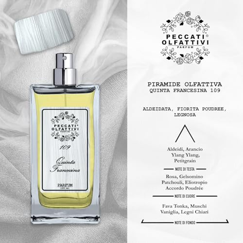 Peccati Olfattivi N.109 Profumo Donna Equivalente N°5 - Dupe Profumo Femminile Persistente Con 30% Di Essenza Pura, Fragranza Simile All'originale Con Lunga Durata E Resistente 100 Ml Parfum - 4