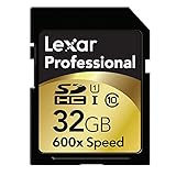 Lexar Professional 600x - Tarjeta de Memoria SecureDigital de 32 GB, Negro