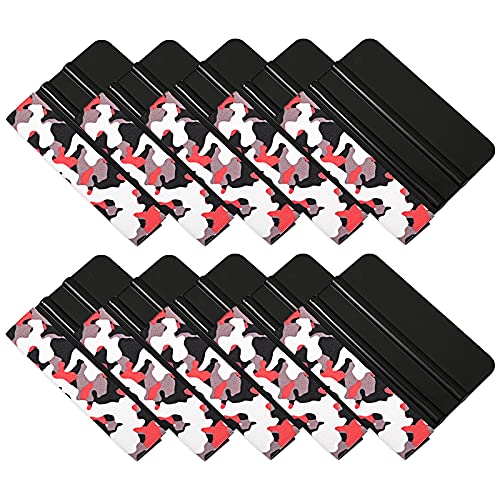 image for EHDIS 10pcs Vinyl Squeegee 4 Inch Car Vinyl Scraper Decal Applicator W