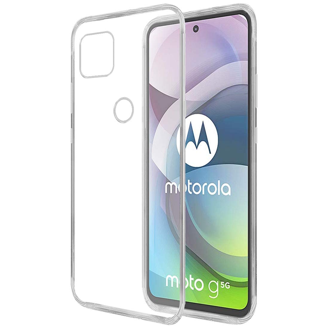 AA19 Transparent Soft Silicon Back Cover for Moto G 5G (Transparent Ultra Clear Case | Slim & Protective Design | Camera Protection) (B0BPRB65QJ) Amazon Price History, Amazon Price Tracker
