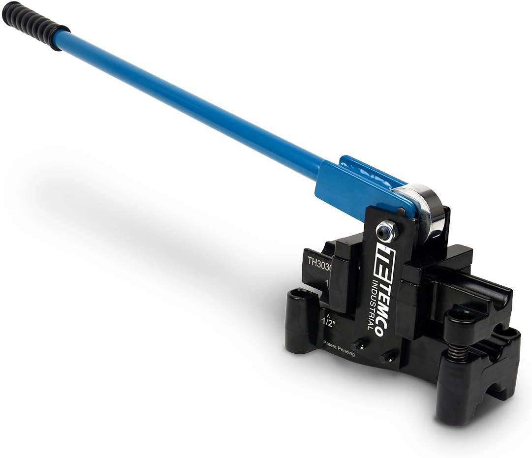 TEMCo TH3030 Offset Conduit Bender ½“& ¾” EMT Conduit Bender (2 Offset Benders 1 Tool - both ½” and ¾” sizes)