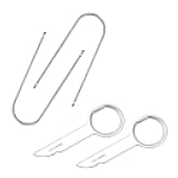 GLSOWEE 4PCS Car Radio Removal Pry Tool Kit, Auto U-Shaped Stereo Release Tool, Car Radio Removal Tool Key Stainless Steel for Disassembly of Most Car CD Audio Frequency Converter