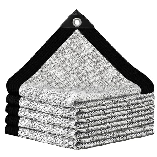 Shade Cloth 80% Aluminum Mesh Netting, Durable UV Cloth for Garden & Pets