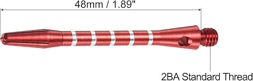 Miniatura 7 de PATIKIL Ejes de dardos, tallos de dardos de aluminio medianos accesorios de dardos para punta de acero