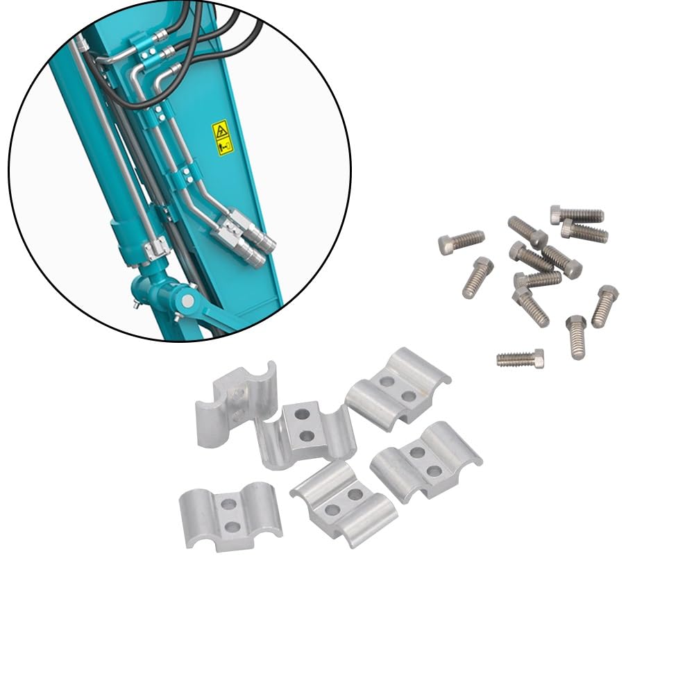 10 szt. Dwukanałowy metalowy zacisk mocujący CNC OD 3mm oleju hydraulicznego