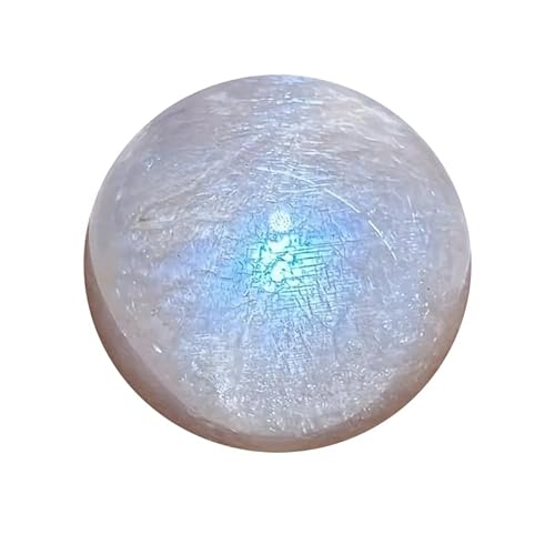 Moonlight Stone Ball Blue Crystal Feng Shui Gift for Home Decor,50~55mm Gemstone Stone