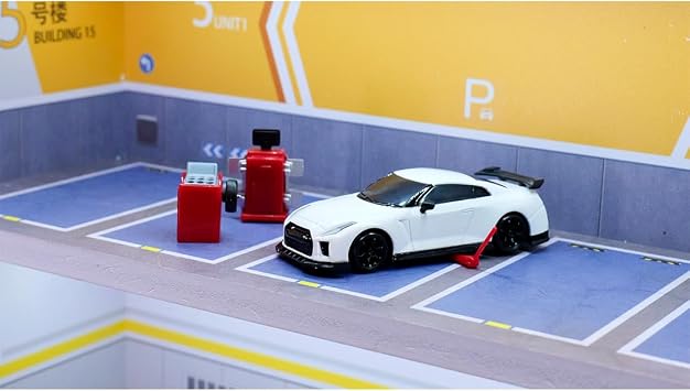 RC Drift Car, 1/64 Scale 2.4G 4CH 4WD Half-Proportional Steering with Realistic Brake Calipers (RTR Version)