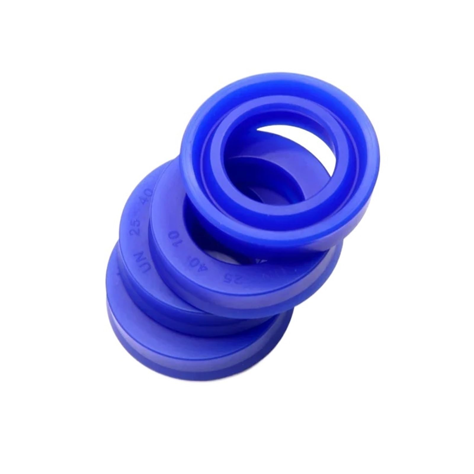 UN Radial Shaft Seal 5pcs ID 8-19mm UN Radial Shaft Hydraulic Seal (IDxODxTHK) Polyurethane Piston Shaft Piston Rod PU Single Lip U Cup Oil Seals(15x22x5mm)